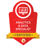 About Us 9 Analytics and Data Specialist Badge