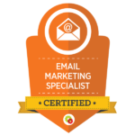About Us 3 Email Marketing Certification Badge